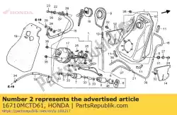 Here you can order the pump assy., fuel from Honda, with part number 16710MCTD61: