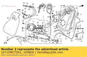 honda 16710MCTD61 pump assy., fuel - Bottom side