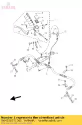 Ici, vous pouvez commander le maître cylindre assy auprès de Yamaha , avec le numéro de pièce 5KM2583T1000: