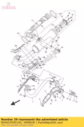 Aquí puede pedir conjunto de abrazadera de manguera de Yamaha , con el número de pieza 904504500100: