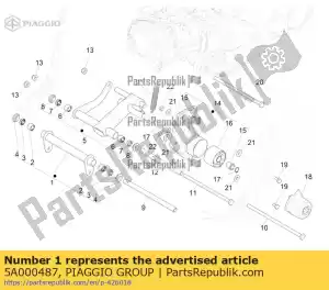 Piaggio Group 5A000487 schwingarm - Lado inferior