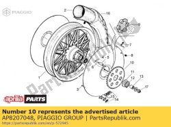 Aprilia AP8207048, Anello della catena z = 46, OEM: Aprilia AP8207048