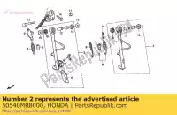 50540MR8000, Honda, bar assy.,side st honda vfr  riii vfr400r3 400 , New