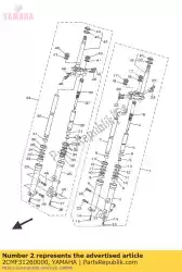 Aqui você pode pedir o tubo, externo em Yamaha , com o número da peça 2CMF31260000: