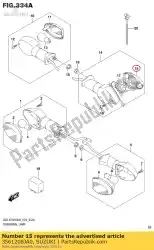 Here you can order the lens,fr turnsig from Suzuki, with part number 3561208JA0: