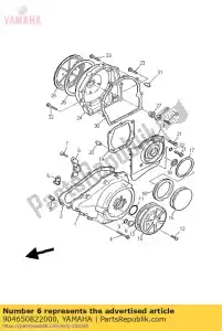 yamaha 904650822000 klem (26u) - Onderkant