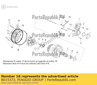 B015372, Aprilia, paper gasket, New