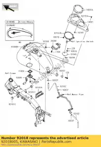 Kawasaki 92018005 dado, blocco, 3mm - Il fondo