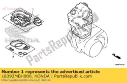 Here you can order the packing, muffler from Honda, with part number 18392MBH000:
