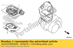 Tutaj możesz zamówić pakowanie, t? Umik od Honda , z numerem części 18392MBH000: