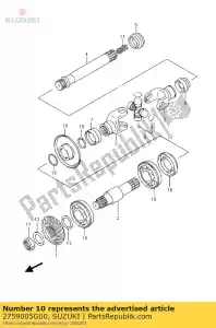 suzuki 2759005G00 collier, sortie o - La partie au fond