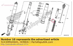 Aquí puede pedir compuerta amortiguadora, fr. De Honda , con el número de pieza 51430MGH641: