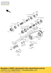 Here you can order the guide-chain,rr from Kawasaki, with part number 120531152: