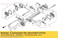 33402MB1003, Honda, soczewka, mrugni?cie honda ca cb cmx 125 250 450 750 1986 1987 1988 1992 1994 1995 1996 1997 1998 1999 2001, Nowy