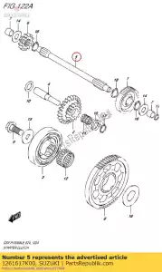 suzuki 1261617K00 wa?, bieg ja?owy rozrusznika nr 1 - Dół