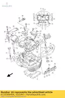 015500640A, Suzuki, parafuso suzuki vl volusia  vs intruder glp gsf bandit s gsx g u sa z gl rf r f es gs l gz marauder fu ru fu2 an burgman gsxr w ef vlr c1800 a vz m800 ue eu e lc su vx sz c800 zu x c800c dr se seu ru2 touring rt inazuma rgv m800z r2 sp katana gs1100g gs450s gs850g, Novo