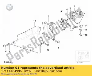 bmw 17111464986 fan shroud left - Middle