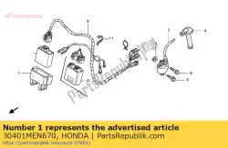 Here you can order the cushion, c. D. I. Unit from Honda, with part number 30401MEN670: