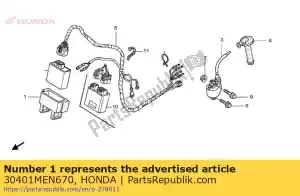 Honda 30401MEN670 coussin, c.d.i. unité - La partie au fond