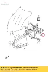 Aquí puede pedir panel, metro upp de Suzuki , con el número de pieza 9442305H01291: