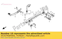 Aqui você pode pedir o mola, interruptor de parada em Honda , com o número da peça 35357KBA900: