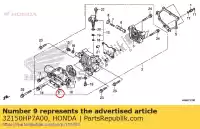 32150HP7A00, Honda, rester un, clip honda  trx 420 500 520 2010 2011 2012 2013 2017 2018 2019 2020, Nouveau