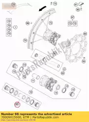 Qui puoi ordinare rappresentante ruota anteriore kit da KTM , con numero parte 70009015000: