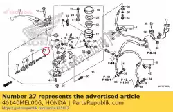 Aqui você pode pedir o guia, primavera em Honda , com o número da peça 46140MEL006: