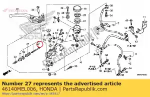 honda 46140MEL006 guia, primavera - Lado inferior