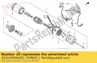 32416MS9600, Honda, cubierta b, arrancador m honda ntv revere  ntv650 650 , Nuevo