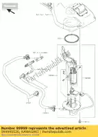 999990520, Kawasaki, kit, filtre à carburant zx1000nff kawasaki h2 h2r 1000 2015 2016, Nouveau