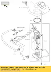 Qui puoi ordinare kit filtro carburante zx1000nff da Kawasaki , con numero parte 999990520: