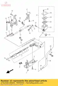 yamaha 27D2581J0000 w??, hamulec 4 - Dół