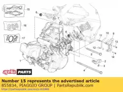 Qui puoi ordinare set di guarnizioni da Piaggio Group , con numero parte 855834: