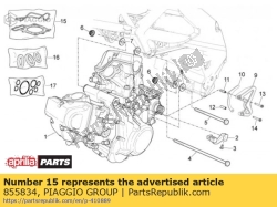 Aprilia 855834, Zestaw uszczelek, OEM: Aprilia 855834