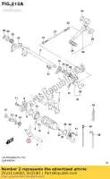 2523112K00, Suzuki, fourche, changement de vitesse no3 suzuki gsxr150rfx gsxr150rf gsxs125mlx gsxs125ml gsxr125xa gsxs125xa gsxr125a 150 125 , Nouveau