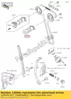 120441327, Kawasaki, válvula de árvore de cames, admissão klx250-d kawasaki  d klx 125 250 300 1993 1994 1995 1996 1997 1998 1999 2000 2001 2002 2003 2009 2010 2011 2012 2013 2014 2015 2016 2017 2018 2019 2020 2021, Novo