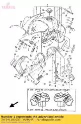 Here you can order the fuel tank comp. From Yamaha, with part number 3YF2411000X1: