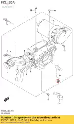 Here you can order the tube,carb air,l from Suzuki, with part number 1385619B03: