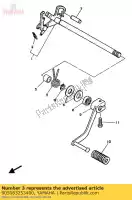 905083253400, Yamaha, resorte, torsión (4g0) yamaha fz xj sr 600 125, Nuevo