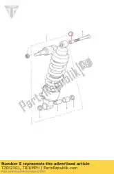 huls, verbindingsbout, 17,9 lg van Triumph, met onderdeel nummer T2052101, bestel je hier online: