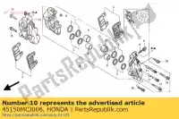 45150MCJ006, Honda, pinza subconjunto., l. fr. honda cbr fireblade rr cbr900rr 900 , Nuevo