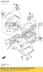 Here you can order the brace comp,side from Suzuki, with part number 9557006J00: