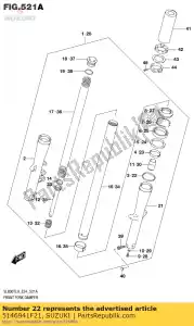 Suzuki 5146941F21 guida, caso - Il fondo