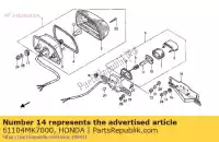 61104MK7000, Honda, brak opisu w tej chwili honda xl 600 1988 1993, Nowy