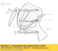 65633800DE, Piaggio Group, scudo anteriore     , Nuovo