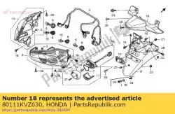 Aqui você pode pedir o capa, licença lig em Honda , com o número da peça 80111KVZ630: