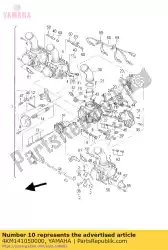 Qui puoi ordinare set di viti pilota da Yamaha , con numero parte 4KM141050000: