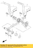 2630036E10, Suzuki, lever, kickstart suzuki rm 125, Nieuw