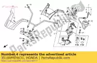 35100MEH631, Honda, switch assy., combinação e bloqueio honda nsa 700 2008 2009, Novo